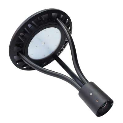 LED Circular Post Top Pole Area Light 60W Equivalent 300W Metal Halide HPS HID Replacement for Garden