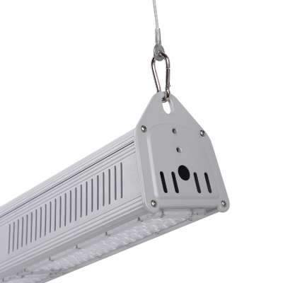 High Lumens Module Design 100W 150W 200W LED Linear High Bay Light Aluminum Housing Good Heat Sink Warehouse Lights