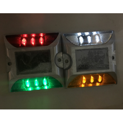 road stud traffic light IP68 garden light driveway solar traffic road stud reflective road stud traffic warning light