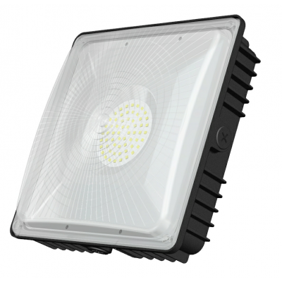 High Quality Listed IP65 Waterproof 80Watt LED Canopy Light With 5 Years Warranty For Gas Station Lighting